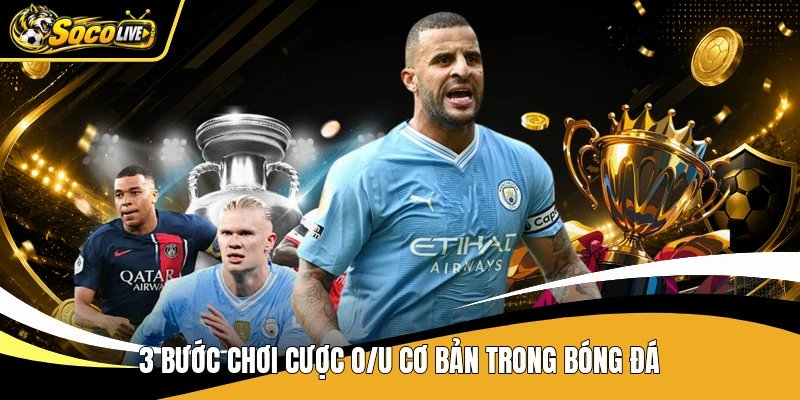 3 bước chơi cược O/U cơ bản trong bóng đá