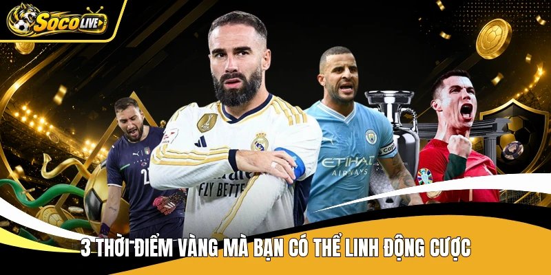 3 thời điểm vàng mà bạn có thể linh động cược