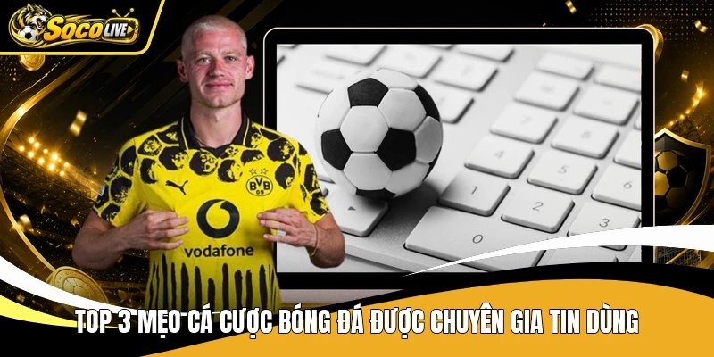 Top 3 mẹo cá cược bóng đá được chuyên gia tin dùng
